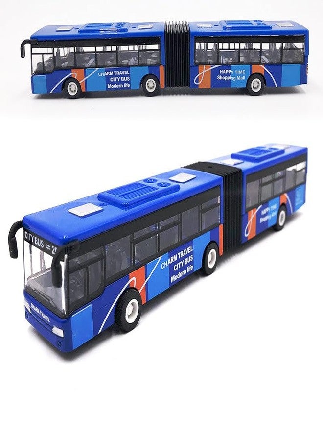PASCOL Plastic Bus Toy Bus for Kids - Colorful & Durable Play Bus with Movable Parts - Perfect for Imaginative Play & Learning 6-15 Year Multicolour (27 - Image 1